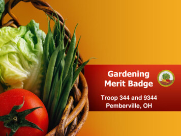 Gardening Merit Badge