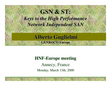 GSN & ST - CERN