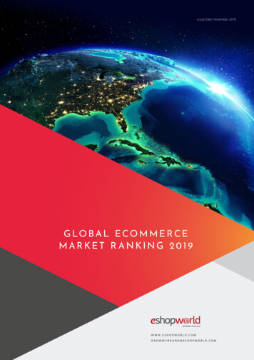 GLOBAL ECOMMERCE MARKET RANKING 2019