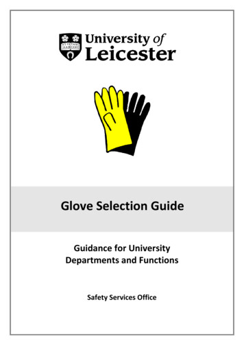 Glove Selection Guide - Le.ac.uk