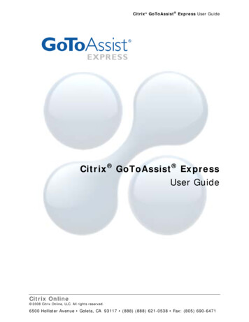GoToAssist Express User Guide - WordPress 