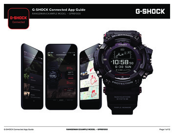 G-SHOCK Connected App Guide