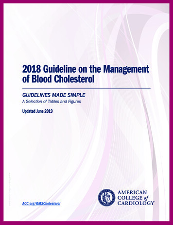 2018 Guideline On The Management Of Blood Cholesterol