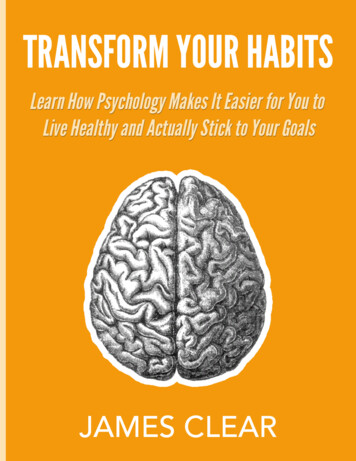 Transform Your Habits, 2nd Edition