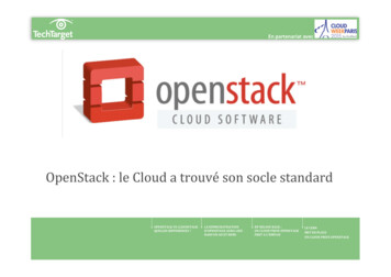 DIE FÜNF TOP OpenStack : Le Cloud A Trouvé Son Socle .