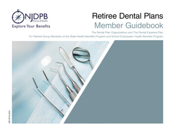 Retiree Dental Plans - State