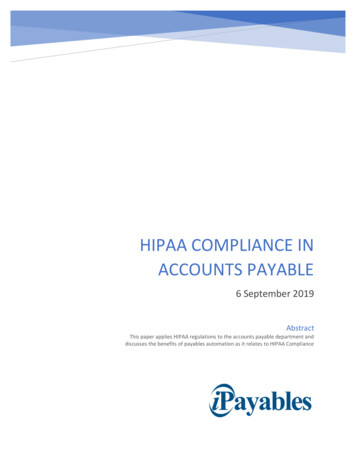 HIPAA Compliance In Accounts Payable