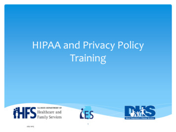 HIPAA And Privacy Policy Training