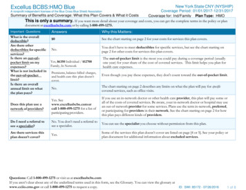Excellus BCBS:HMO Blue New York State CNY (NYSHIP) 7 