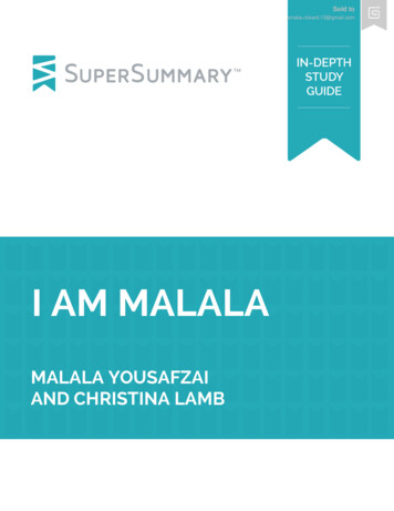 I AM MALALA - Mrs. Langford's Literacy Class