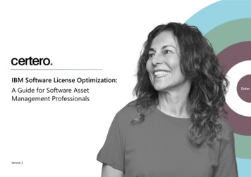 IBM Software License Optimization - A Guide For Software .