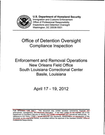 Office Of Detention Oversight - Prison Legal News