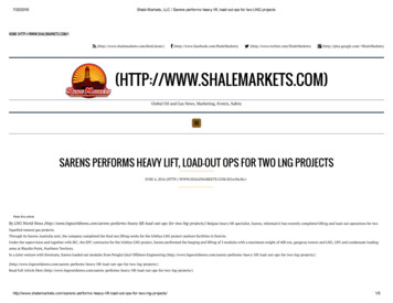 7/20/2016 Shale Markets, LLC / Sarens Performs Heavy Lift .