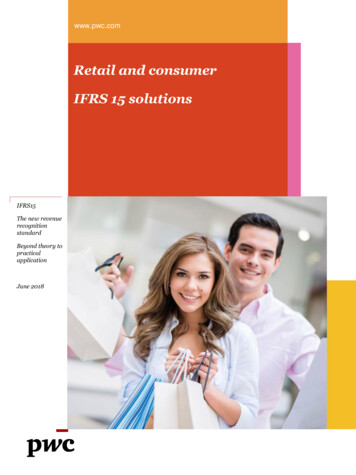 IFRS 15 Solutions For The Retail And Consumer Industry