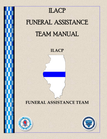 ILACP Funeral Assistance Response Team Manual