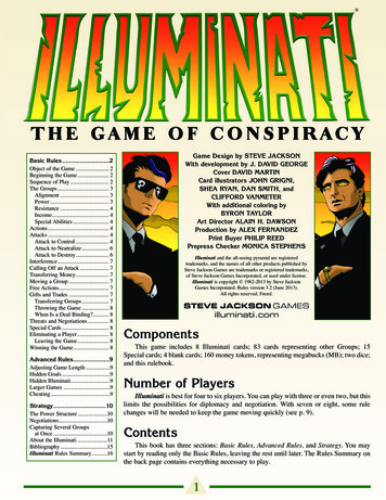 THE GAME OF CONSPIRACY
