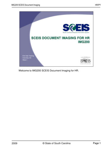 Welcome To IMG200 SCEIS Document Imaging For HR.
