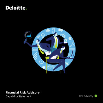 Financial Risk Advisory - Deloitte