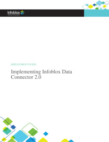 Infoblox Deployment Guide - Implementing Infoblox Data .