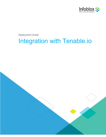 Infoblox Deployment Guide - Integration With Tenable