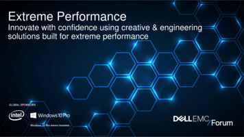 Innovate With Confidence Using Creative . - Dell EMC
