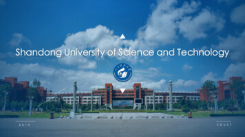 Shandong University Of Science And Technology