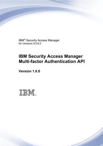 IBM Security Access Manager For Versions 9.0.6
