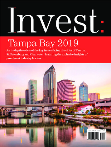 Tampa Bay 2019 - Capital Analytics Associates