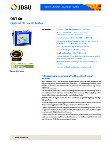 ONT-50 Optical Network Tester - Accusrc 