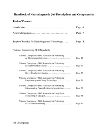 Handbook Of Neurodiagnostic Job Descriptions And 