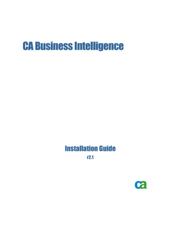 CA Business Intelligence