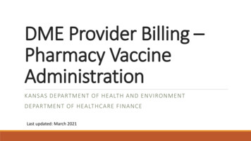 Billing Vaccine Administration As A DME Provider