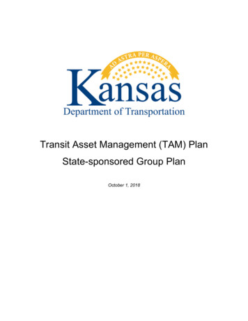 Transit Asset Management (TAM) Plan State-sponsored 