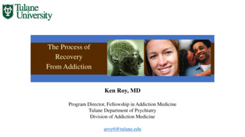 The Process Of Recovery From Addiction