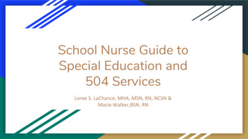 School Nurse Guide To Special Education And 504 Services