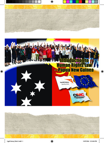 Introduction To Human Rights Law - PNG