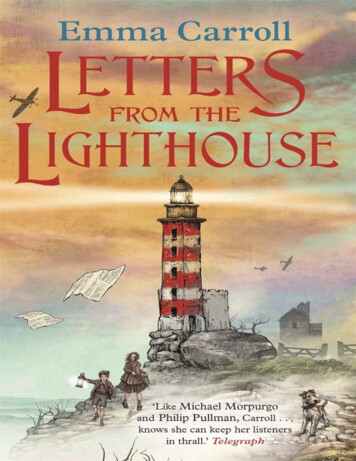Letters From The Lighthouse - Etherley Lane Primary School