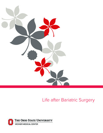 Life After Bariatric Surgery Book - Osumc.edu