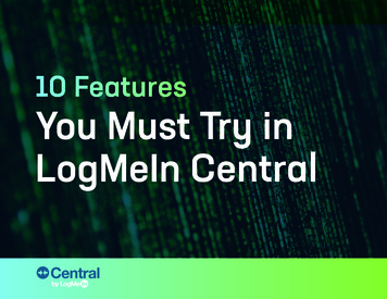 10 Features You Must Try In LogMeIn Central