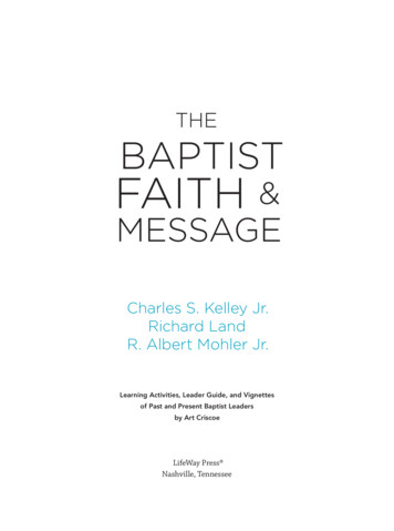THE BAPTIST FAITH