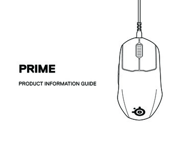 PRODUCT INFORMATION GUIDE
