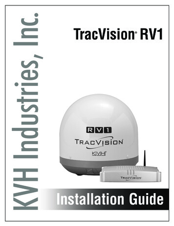 TracVision RV1 KVH Industries, Inc.
