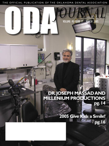 THE OFFICIAL PUBLICATION OF THE OKLAHOMA DENTAL .