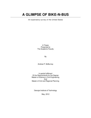 A Glimpse Of Bike-n-Bus