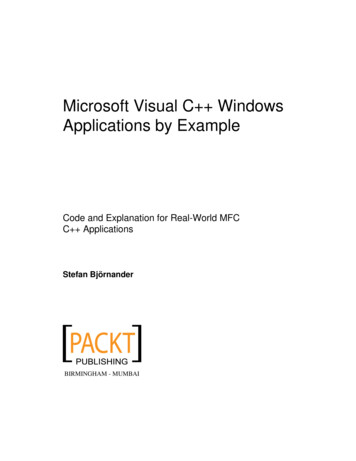 Microsoft Visual C Windows Applications By Example