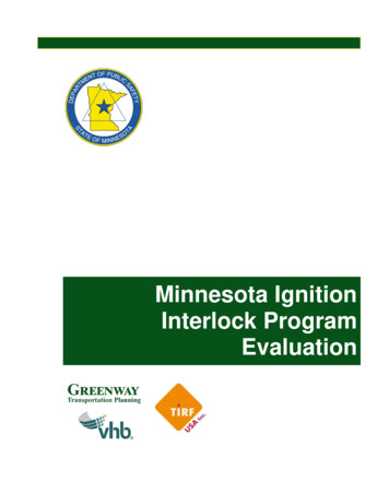 Minnesota Ignition Interlock Program Evaluation