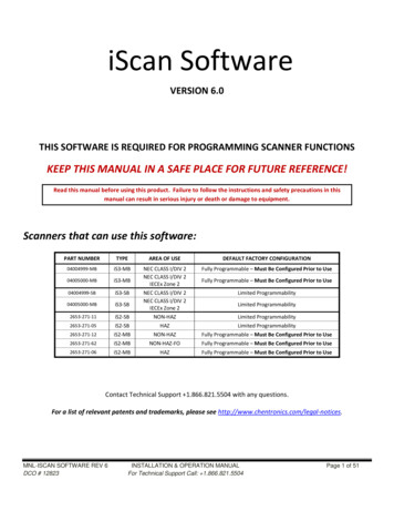 IScan Software - Chentronics