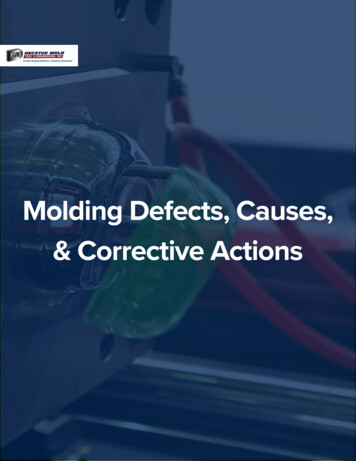 Molding Defects, Causes, & Corrective Actions