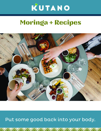 Moringa Recipes - Framework