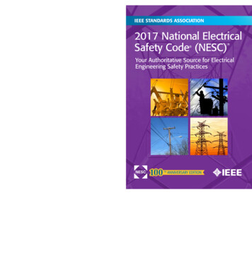 2017 National Electrical Consensus Safety Code (NESC)